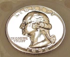 1956  Gem Proof Quarter 90% SILVER EYE CANDY Blazing Mirrored Surfaces #122 ~ 4