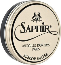 SAPHIR Medaille d Or Mirror Gloss - Natural Wax Polish for 75 ml, Black