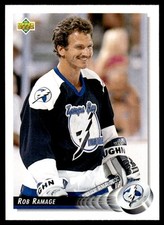 1992-93 Upper Deck Rob Ramage Tampa Bay Lightning #105