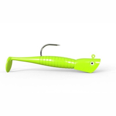 Dynamic Lures Micro Attack Soft Swim Jig - 1.5'' (6 Pack) - Chartreuse