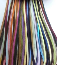 20 Piece Multi-Color Faux  Suede Beading Cord (1 Meter Each)
