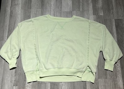 American Eagle Size Extra Small This Feels Seriously Huggable Sweatshirt Green