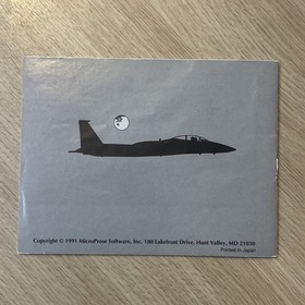 F-15 Strike Eagle - Nintendo NES Game Boxed w/ Manual PAL UK