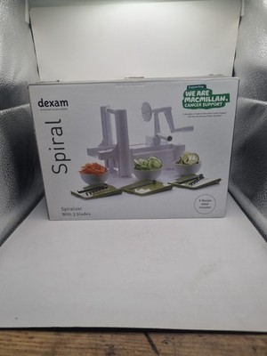 Dexam Spiralisierer Gemüse Spiralschneider 3 Klingen Zucchini Maschine Verpackt