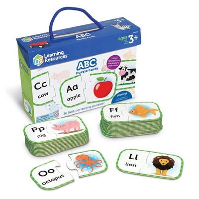 ABC-Puzzlekarten von Learning Resources, ab 3 Jahren, Lernspiel, Vorschule