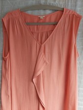 Esprit Damenbluse Tunika Gr.44,46 Lachsfarbe ...
