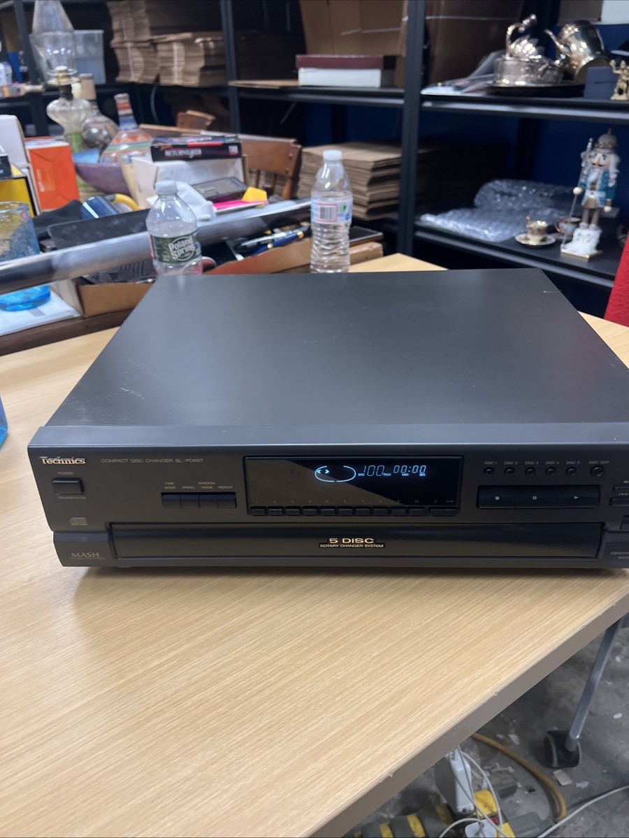 Vintage Technics SL-PD887 MASH 5 Disc Changer System CD Player NO
