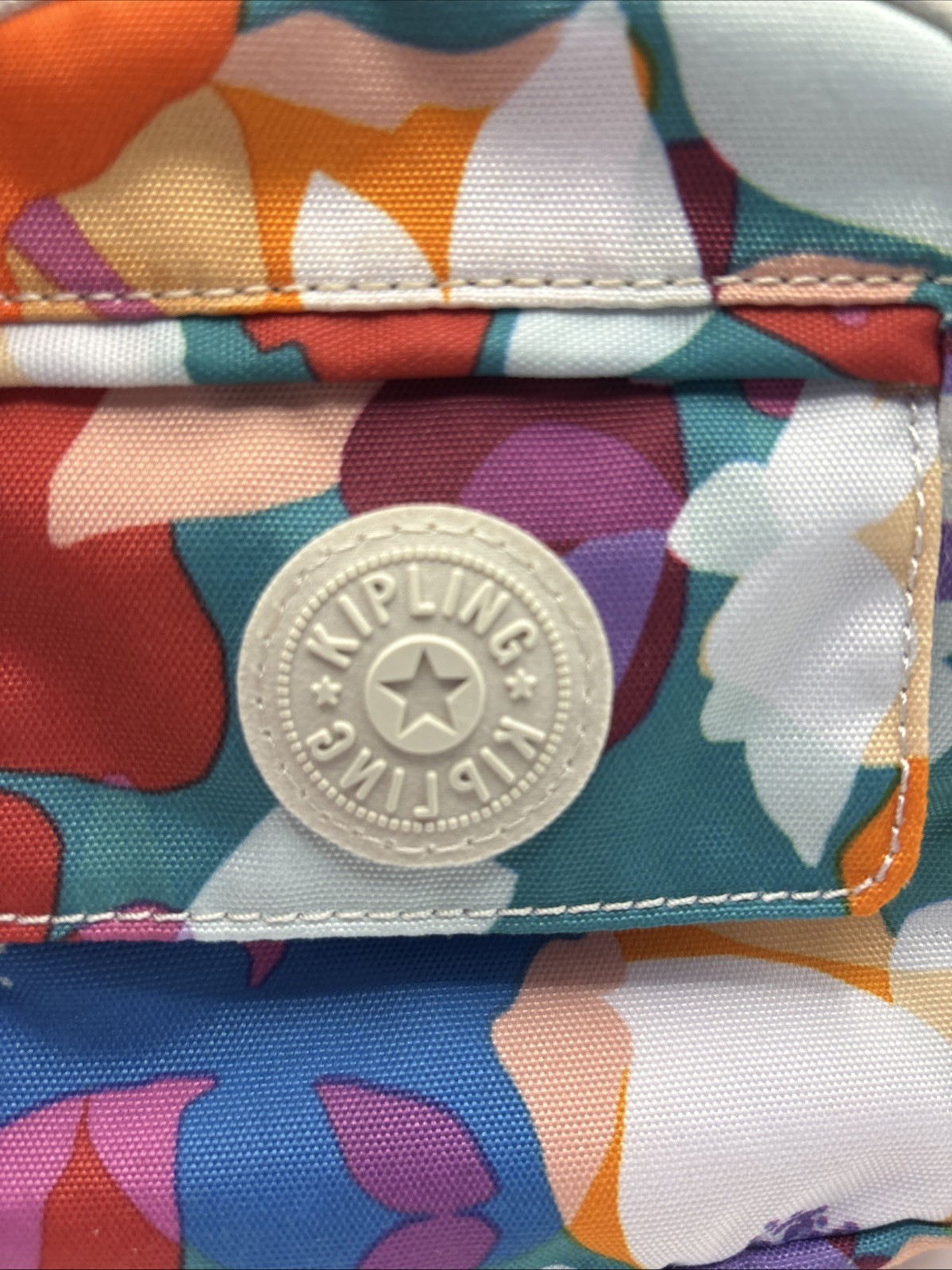 Kipling Mini Backpack Floral Print Convertible St… - image 12