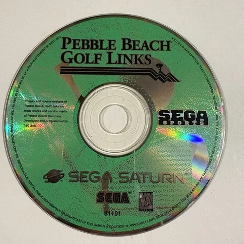Pebble Beach Golf Links Sega Saturn 1995 Disc Only Tested