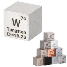 Pure Tungsten Cube 10mm 99.95% High Density Metal Cube for Science Collection