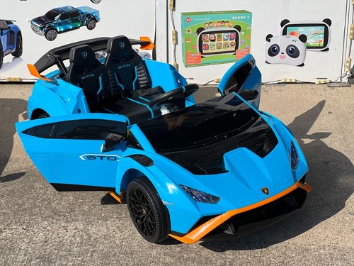 12V Lamborghini STO Ride-On Car for Kids Electric Ride On Toy w/ Remote Control - Picture 46 of 51