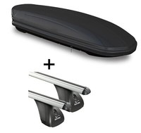 Dachbox VDPMAA460L Matt+Alu DachträGer VDP FüR FüR Hyundai Ix35 5TüRer 10-15