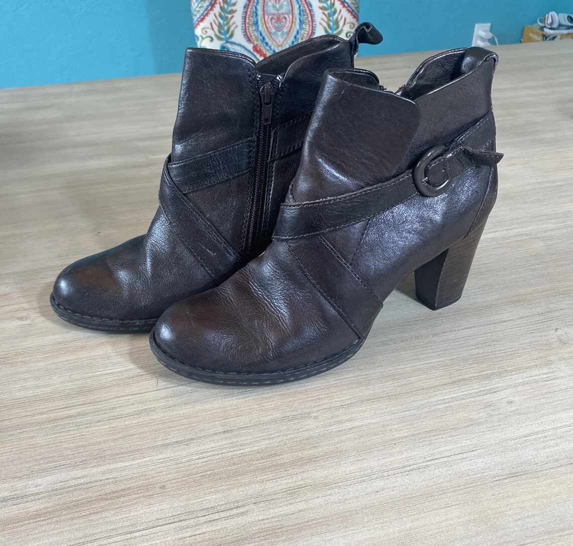 Born leather on sale ankle boots