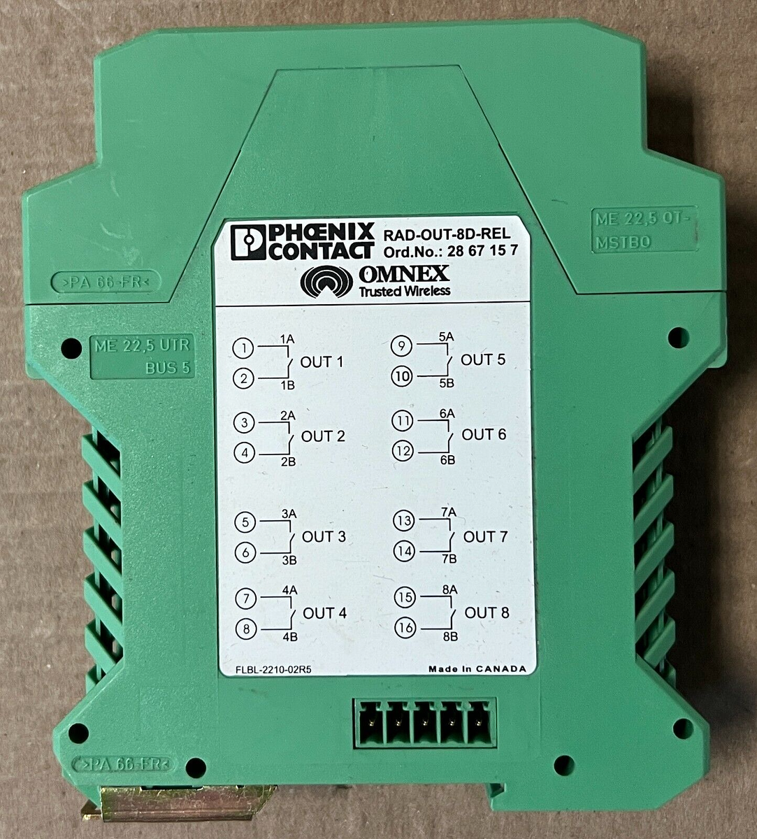 mon〜 PHOENIX CONTACT RAD-OUT-8D-REL SPREAD SPECTRUM TRANSCEIVER | eBay
