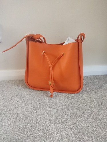 Brand New Kassandre Paris %100 Leather Bag in Orange