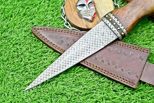 CUSTOM HANDMADE J2 STEEL BLADE. DAGGER KNIFE, HUNTING KNIFE, BOOT KNIFE, SN-1792 - Picture 3 of 10