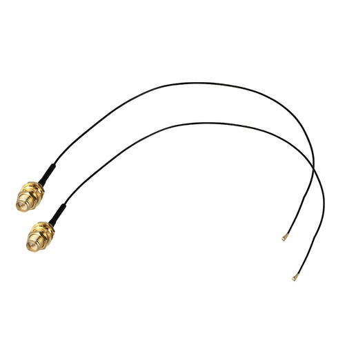 M.2 RP-SMA 30cm Extension Cable 8dBi AC WiFi Bluetooth Antenna ATX Rear Bracket - Picture 9 of 11