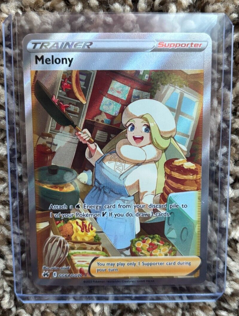 Pokemon Card TCG - Melony GG64 Full Art Ultra Rare Trainer Crown Zenith NM