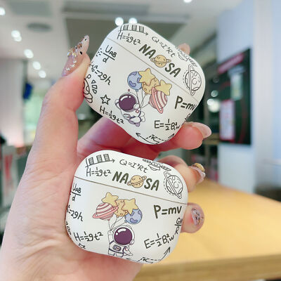 For Airpods 4th/3rd/2nd Gen Pro Function Astronaut Frosted Earphone Case  Cover