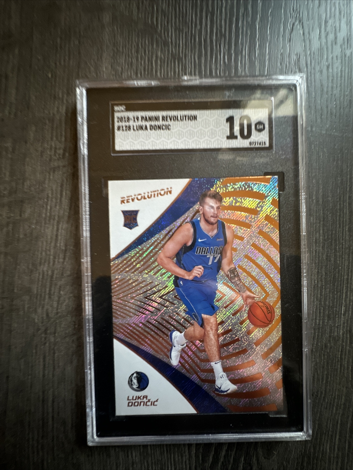 2018-19 Panini Revolution #128 Luka Doncic Rookie Card SGC Gem Mint 10