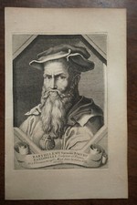 BARTHELEMY BACCIO BANDINELLI PORTRAIT SCULPTOR. ORIGINAL ENGRAVING. 1760