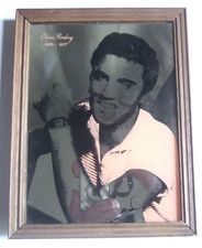 Elvis Presley 1935&ndash;1977 Pubmirror Vintage Bar Dekospiegel Deutschland 70er/80er