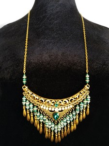 uzbek necklace handmade fine national jewelry gold