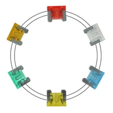 30/120pcs Low profile Mini Car Fuse Auto Car Motorcycle SUV FUSES Kit APM ATM