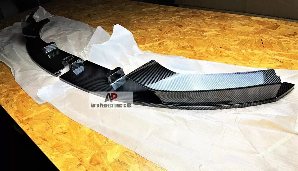 BMW 2 Series F22 F23 Carbon Fibre Front Splitter Spoiler Lip M Sport 2013-2021 - Image 2 of 4