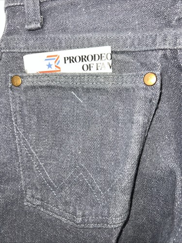 New Boys Grey Wrangler Pro Rodeo Cowboy Cut Denim Jeans. 11/23 1/2 C-5 - Picture 6 of 9