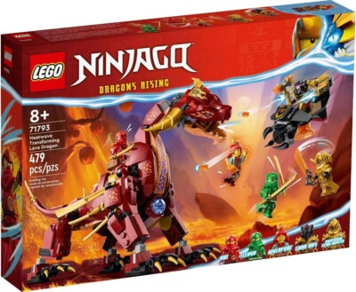 LEGO NINJAGO LAVA DRACHE TRANSFORMER HEATWAVE - LEGO 71793