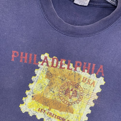 Vintage United Airlines Promo T-Shirt Mens Size XL Philadelphia Liberty Bell Tee - Picture 5 of 15