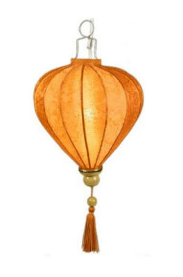 Näve 703498 Stoffpendelleuchte orange, Asiatischer Look- Chinarestaurant