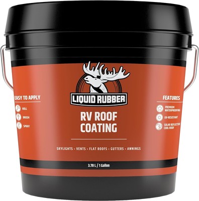 RV Roof Coating Solar Reflective Sealant Waterproof Trailer Camper Roof Repair