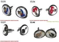 steampunk cufflink Camberwick Green Life on Mars Windy Miller Gene Hunt #CL35-7