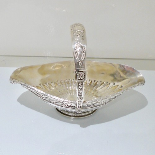 Antique Large Silver French Basket Paris Circa 1845 Jacques Goujon - Picture 12 of 12