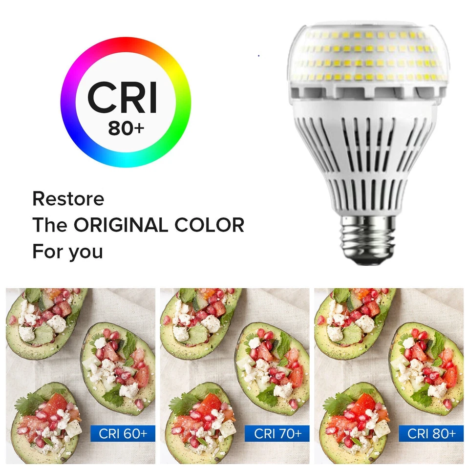 2 pcs LED Light Bulb 250W Equivalent 4000lm 5000K Daylight A21 Lamp Bulb SANSI - Image 2 of 4