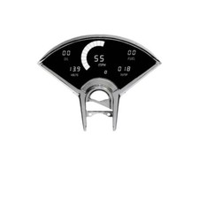 1955-1956 Bel Air Digital Gauges White LED w/GPS DP1101W-S9020 Made In USA