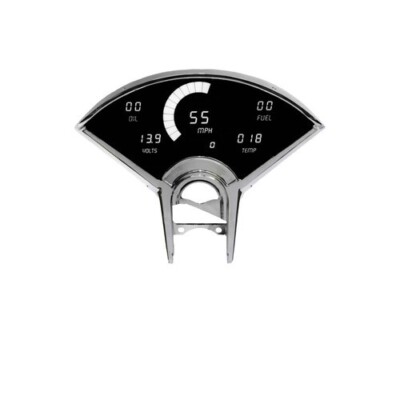 1955-1956 Bel Air Digital Gauges White LED Intellitronix DP1101W Made In USA