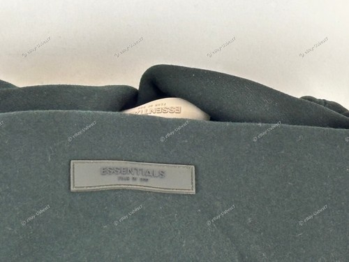 FEAR OF GOD ESSENTIALS HOODIE "STRECH LIMO BLACK" Size MEDIUM AUTHENTIC - Picture 5 of 9