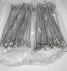 BSA A10 A50 A65 EDELSTAHL SPEICHE UND NIPPEL SET WM2 X 18 VOLLE BREITE 7 ZOLL NABE