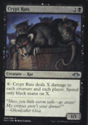 Crypt Rats - Modern Horizons: #84, Magic: The Gathering Nm R170