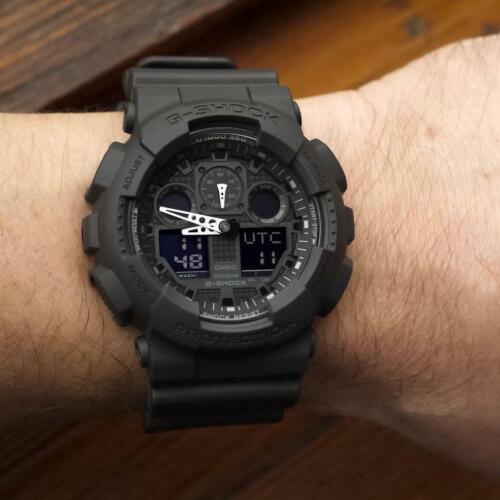 G-Shock GA-100 Military All Black Special Edition 79767443849 