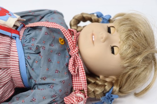 1986 Pleasant Company American Girl 18" Doll KIRSTEN Tan Vintage Meet Dress - Picture 15 of 24