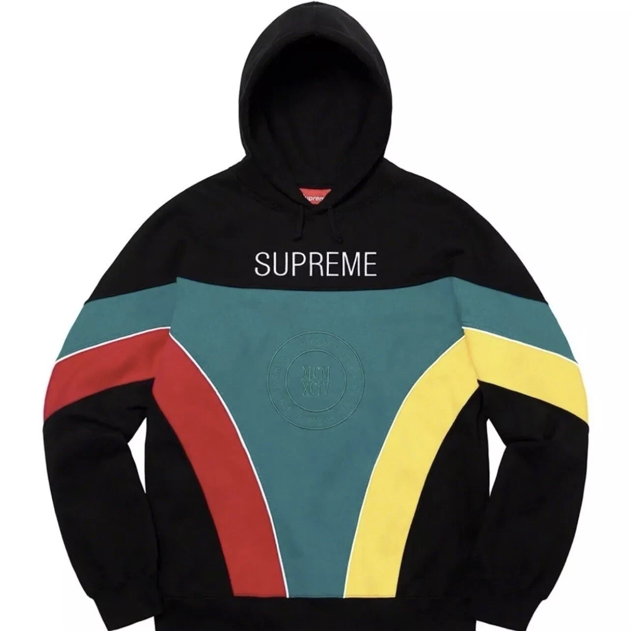Sweat shirt à capuche Supreme Milan noir taille grand scellé dans son sac d'origine