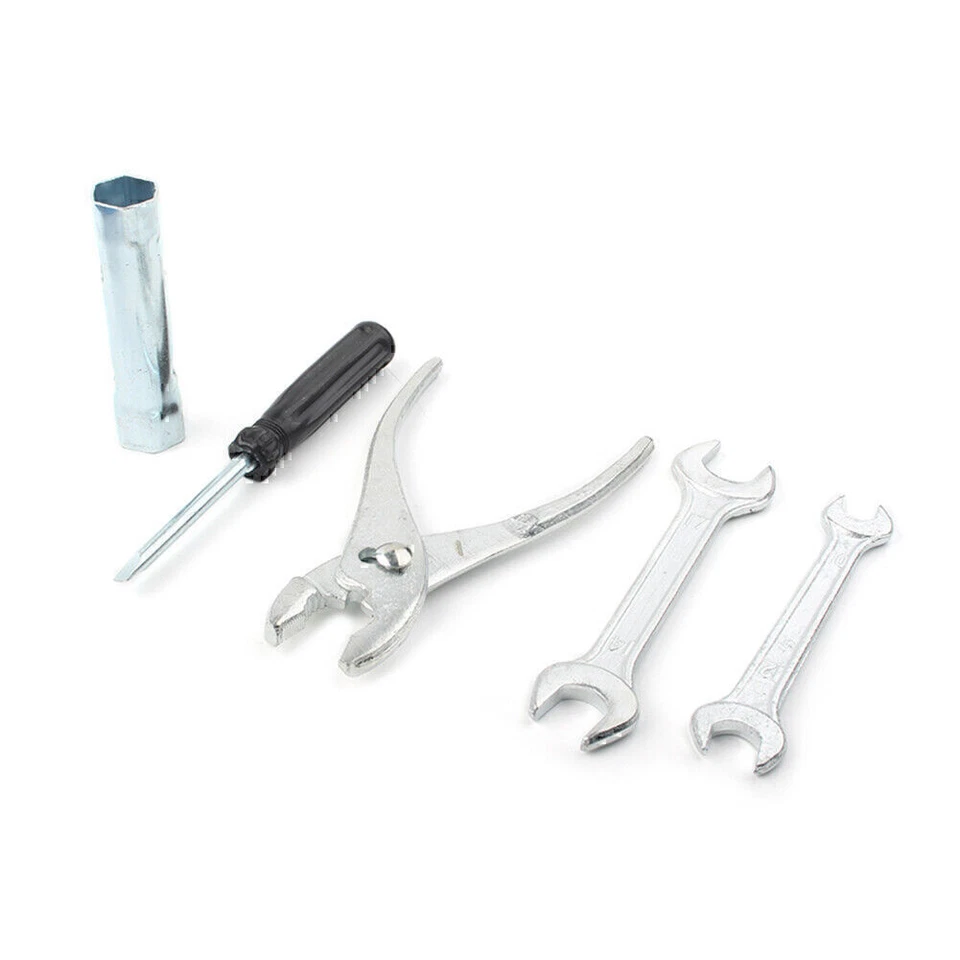 Kit de herramientas de llave inglesa de bujía para motocicleta con bolsillo de almacenamiento Foto 4 de 4