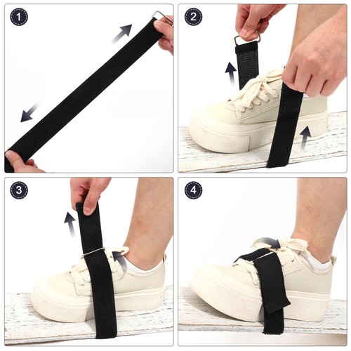 4 Pcs Elastic Iron Buckle Portable Heavy-duty Storage Straps Nylon Fastening - Afbeelding 6 van 11