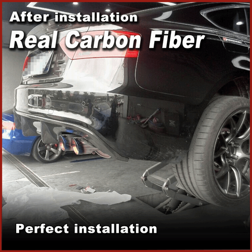 Difusor carbono difusor faldón trasero Turning para Audi S5 2012-16 - Imagen 5 de 11