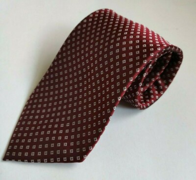 Cravatta In Seta Lavorata Rosso Nero Argento - Taglio Classico 150x8 Cm (991101202A) - 2