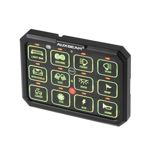 AUXBEAM 12 Gang RGB Switch Panel Circuit Control LED Light APP Control 12V/24V - Picture 6 of 11